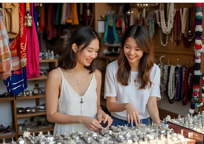 タイ　お土産　アクセサリー　シルバーアクセサリー　安い　かわいい　女性向け